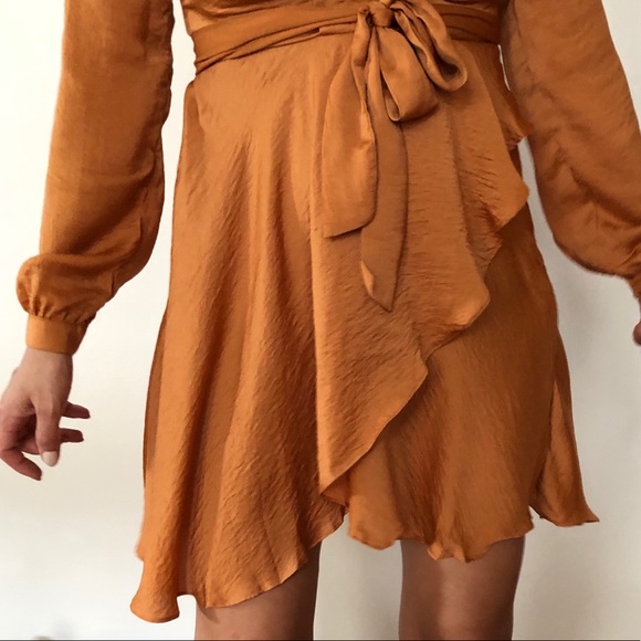 Golden babydoll dress - Picture 3 of 5